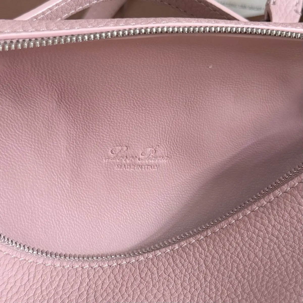 pale Loro Piana Pink Vanity Case - Hình 9