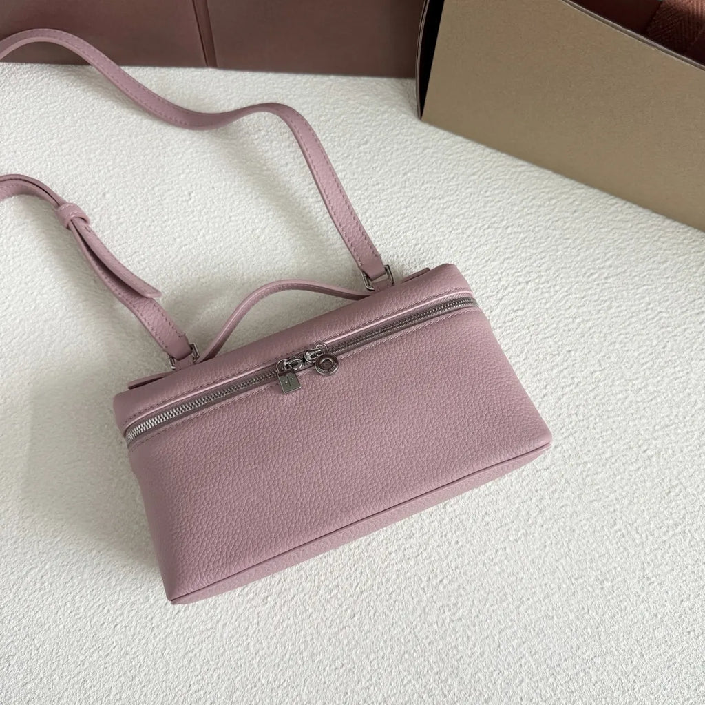 pale Loro Piana Pink Vanity Case - Hình 4