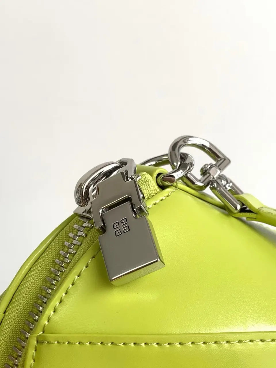 Givenchy Lime Green Satchel - Hình 7
