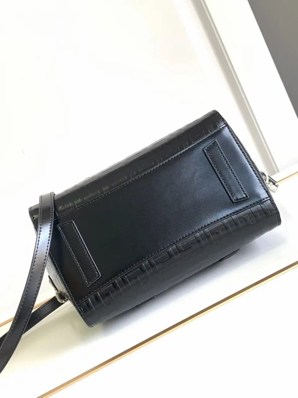 Givenchy Black Embossed Bag - Hình 4