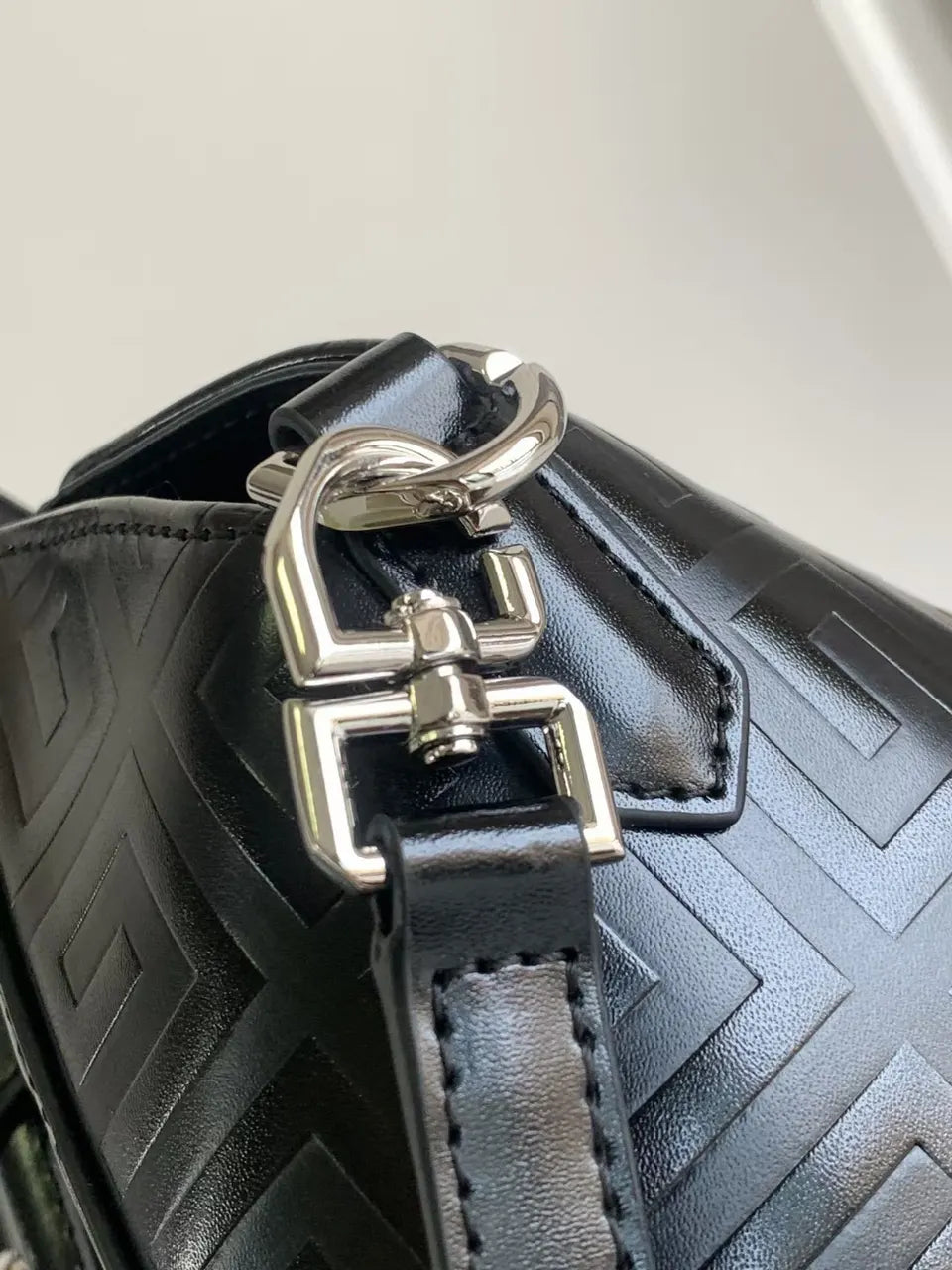 Givenchy Black Embossed Bag - Hình 7