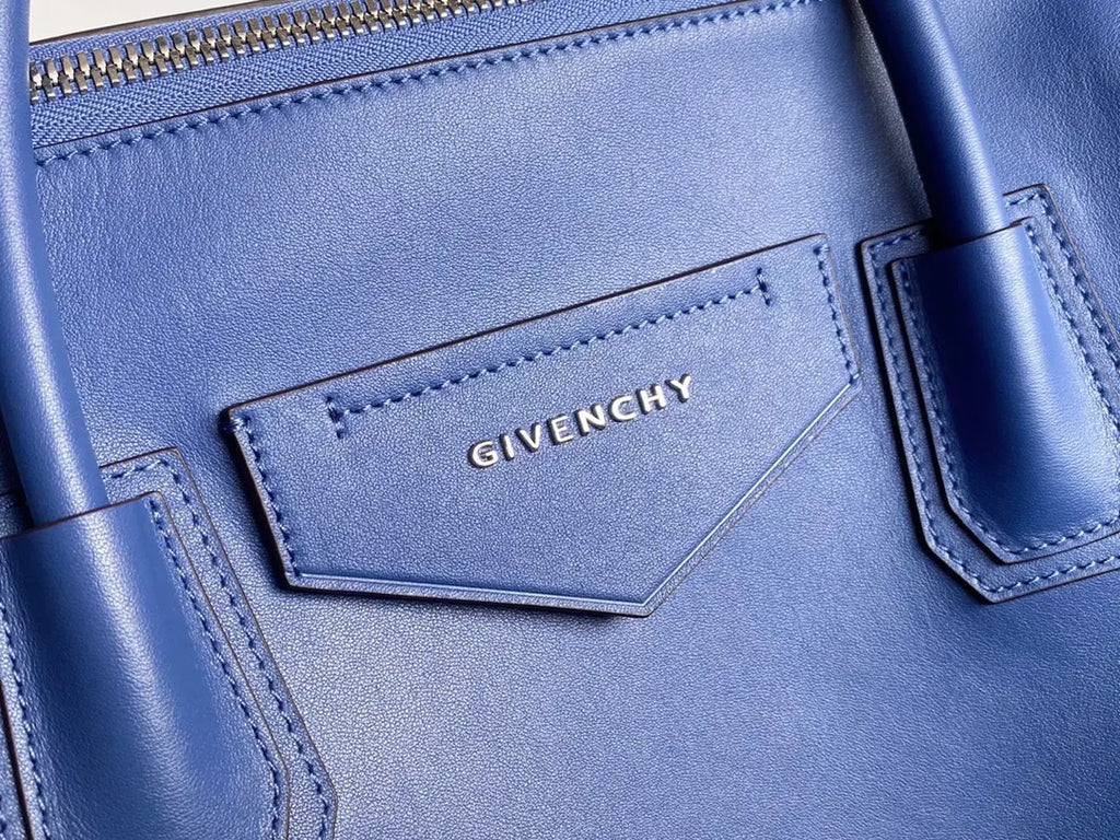 Givenchy Soft Blue Satchel - Hình 6