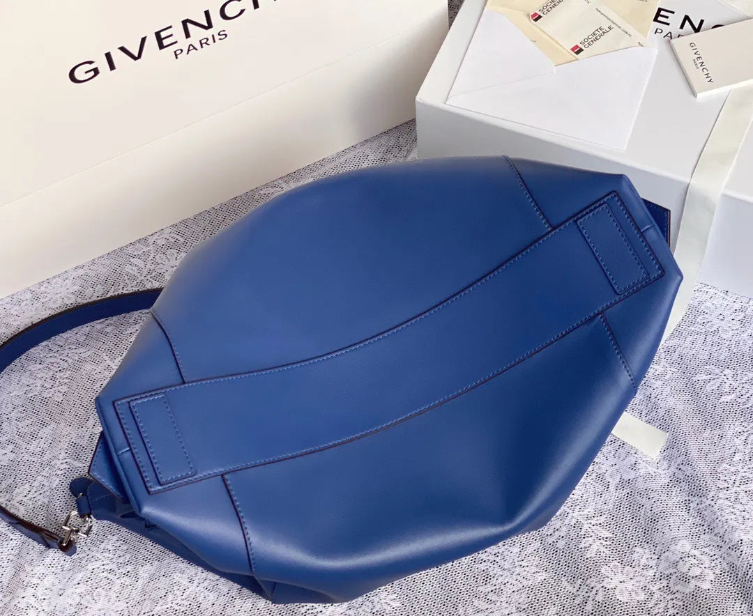 Givenchy Soft Blue Satchel - Hình 5