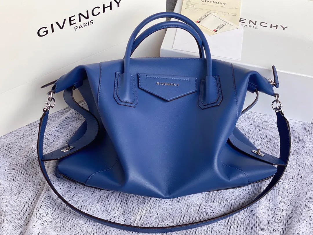 Givenchy Soft Blue Satchel - Hình 2