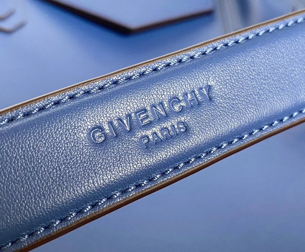 Givenchy Soft Blue Satchel - Hình 7