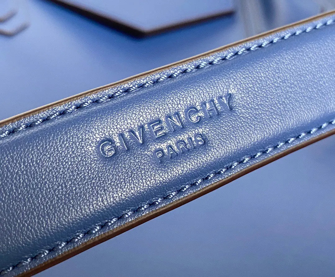 Givenchy Soft Blue Satchel - Hình 7