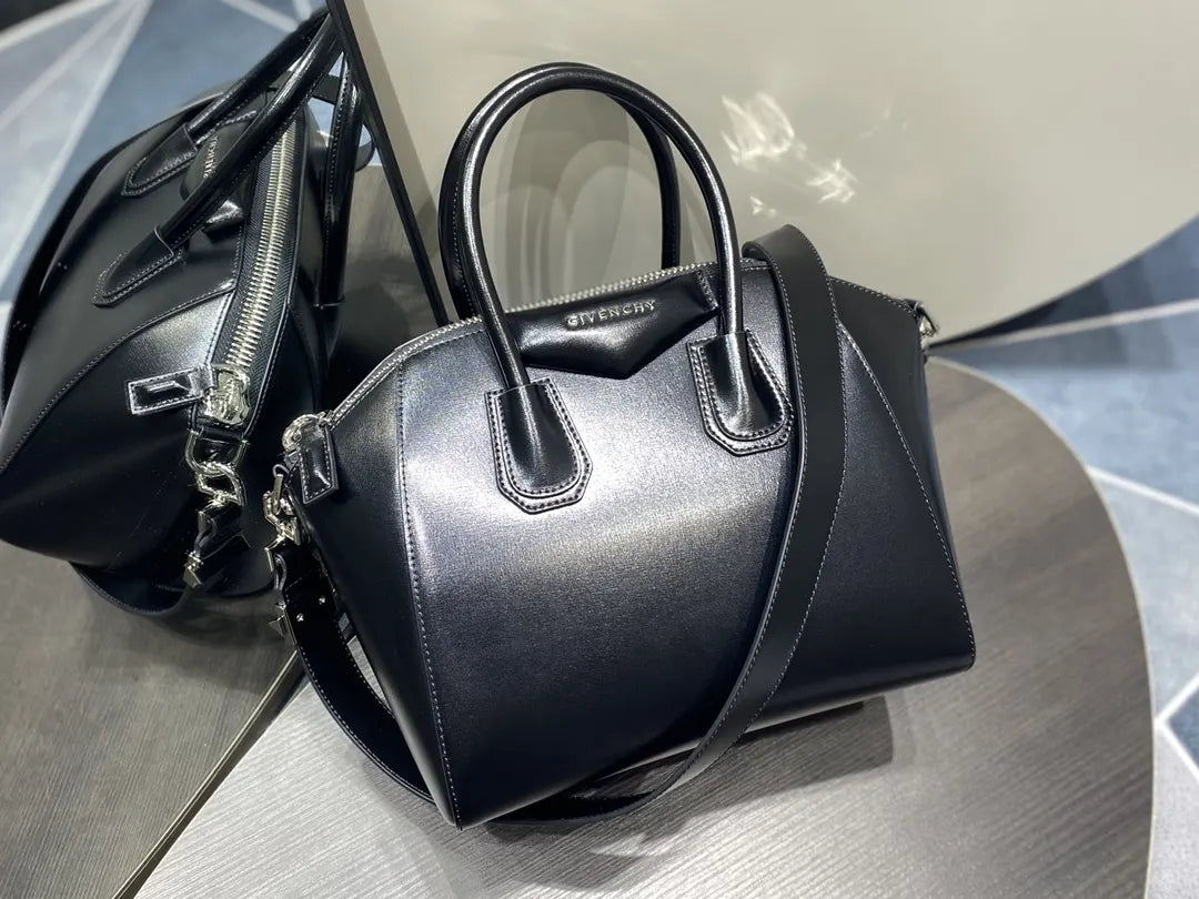 Givenchy Black Chain Satchel - Hình 2