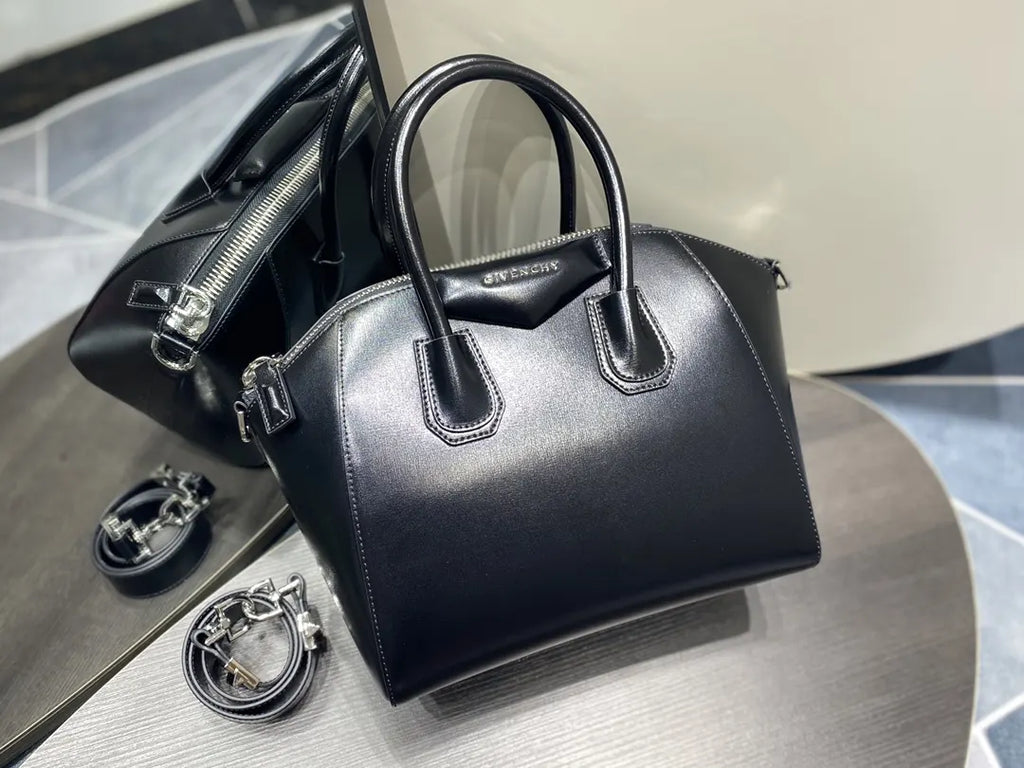Givenchy Black Chain Satchel - Hình 3