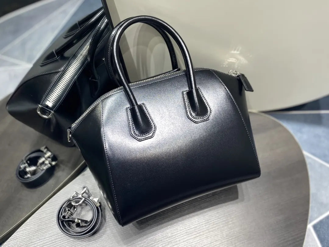 Givenchy Black Chain Satchel - Hình 5