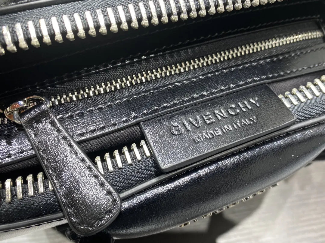 Givenchy Black Chain Satchel - Hình 9