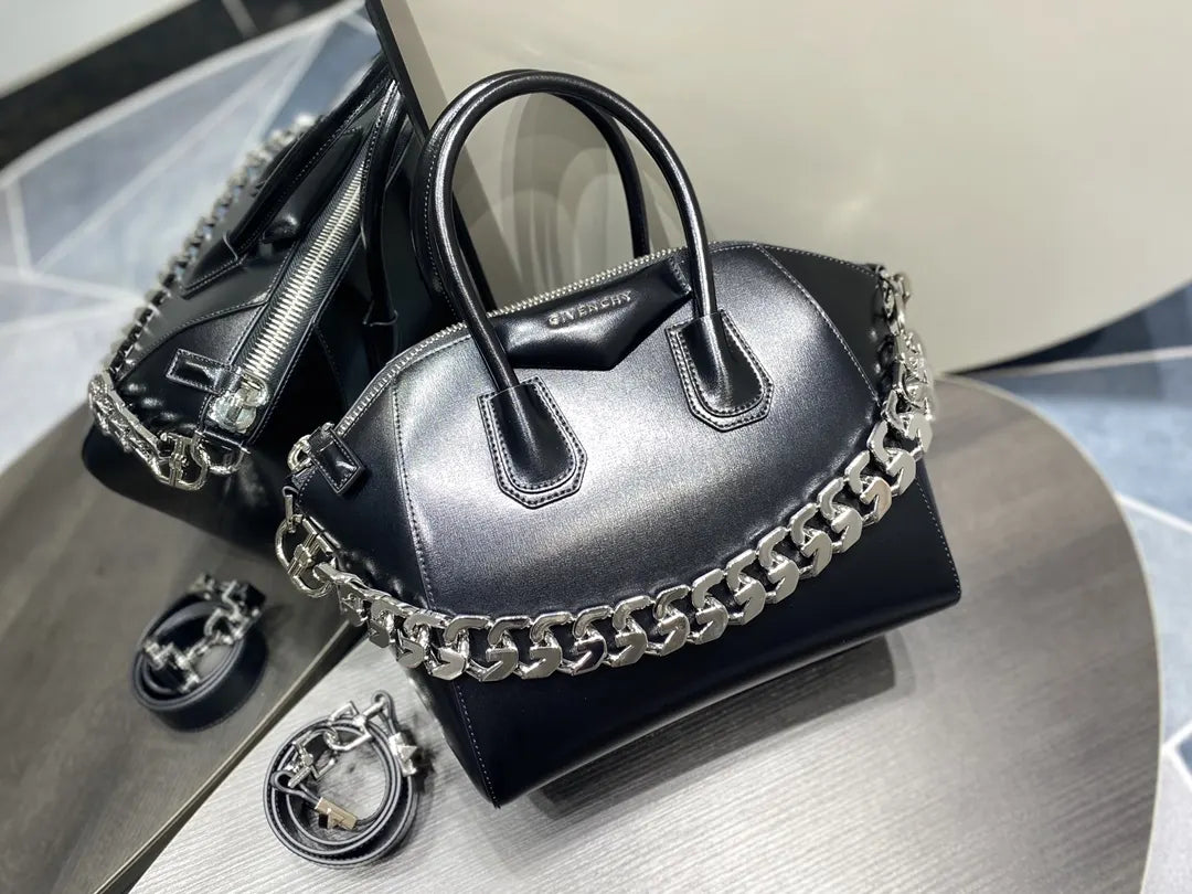 Givenchy Black Chain Satchel