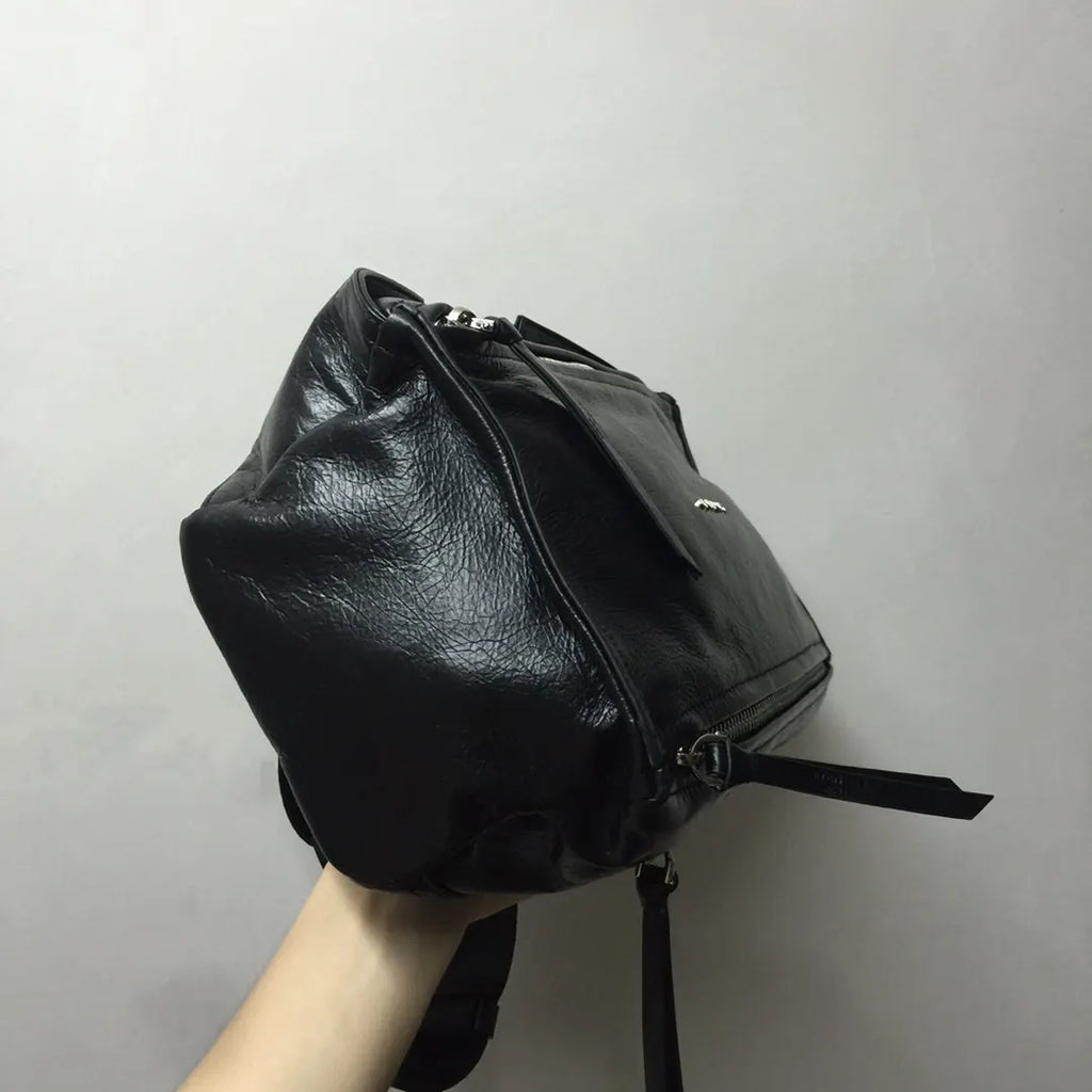 Givenchy Black Leather Belt Bag - Hình 3
