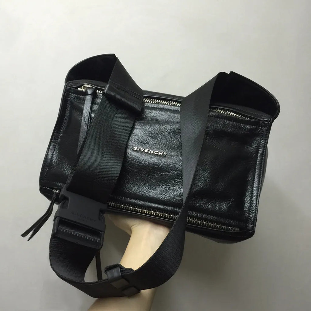 Givenchy Black Leather Belt Bag