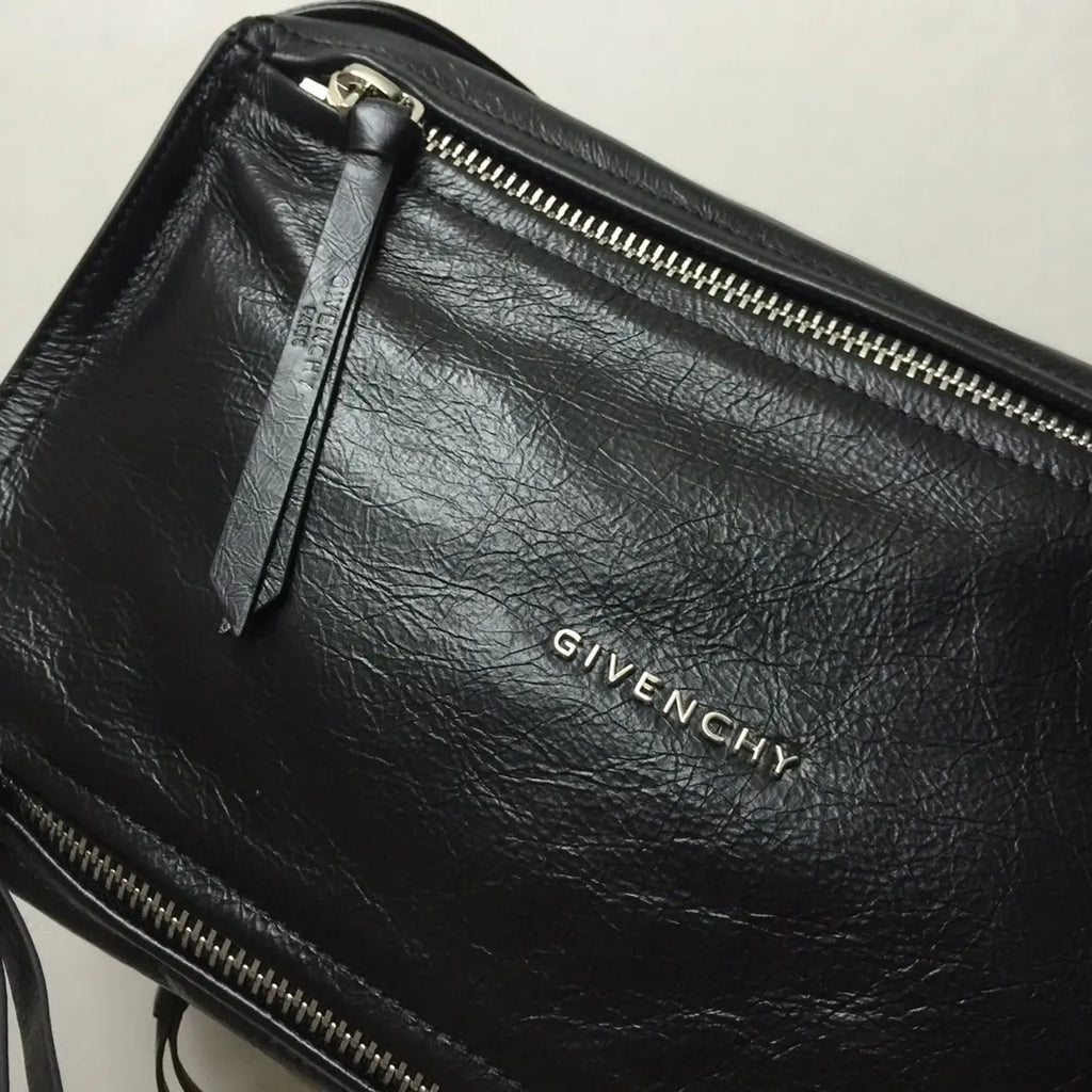 Givenchy Black Leather Belt Bag - Hình 2