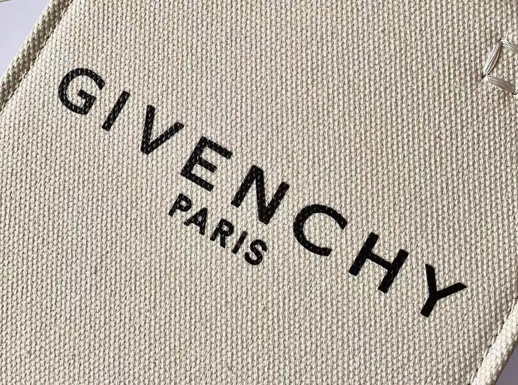Givenchy Ivory Canvas Tote - Hình 5