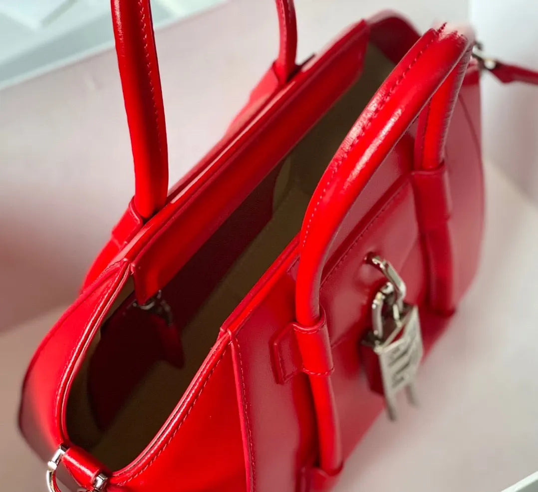 Givenchy Red Satchel - Hình 4