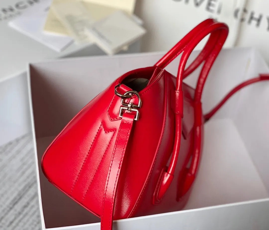 Givenchy Red Satchel - Hình 2