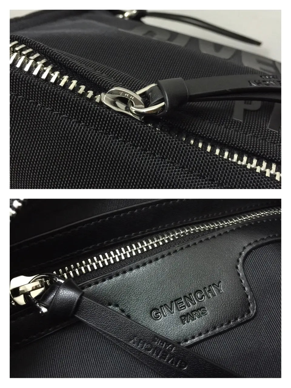 Givenchy Black Canvas Belt Bag - Hình 9