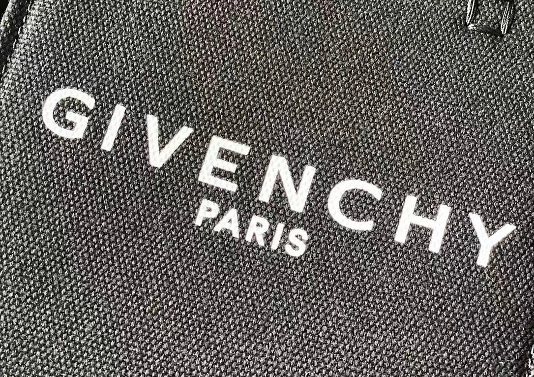 Givenchy Black Canvas Tote - Hình 5