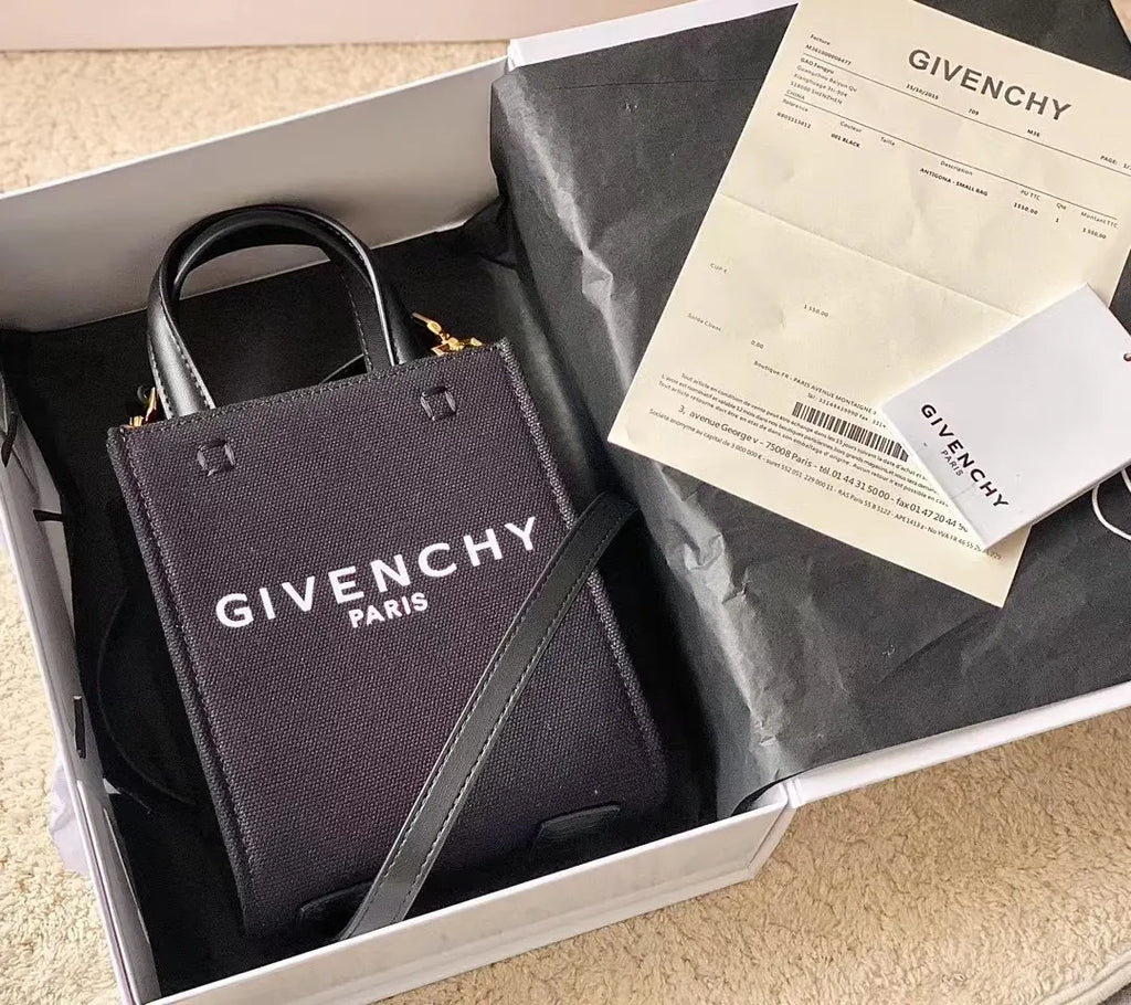 Givenchy Black Canvas Tote