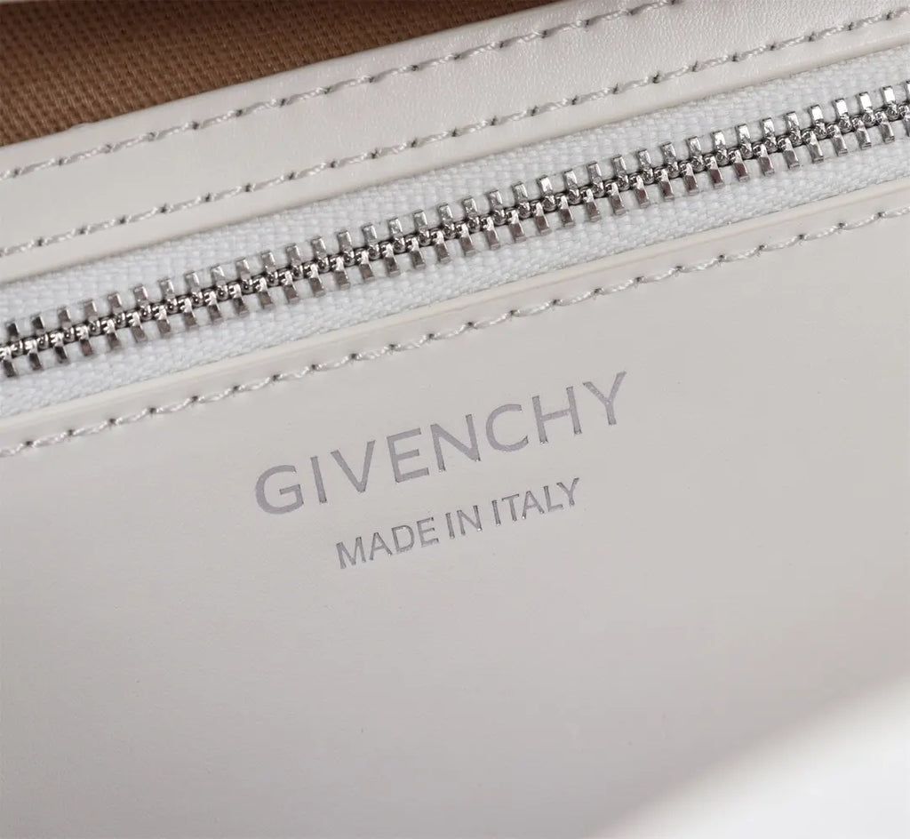 Givenchy White Leather Satchel - Hình 7