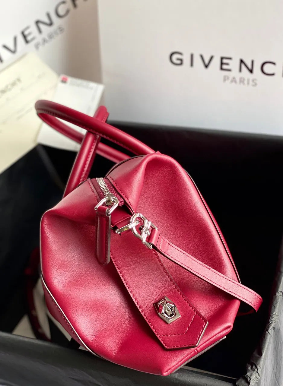 Givenchy Burgundy Antigona Baby - Hình 3