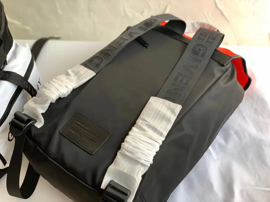 Givenchy Black & Red Backpack - Hình 5