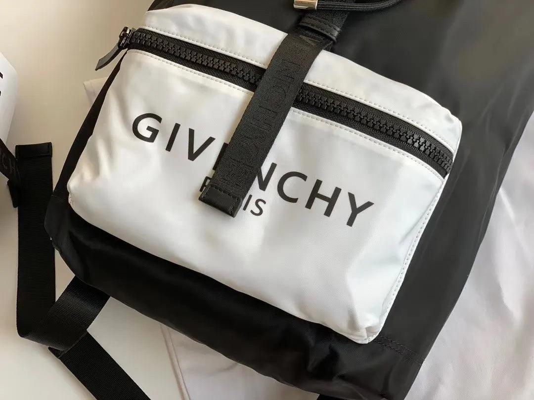 Givenchy Black & Red Backpack - Hình 3