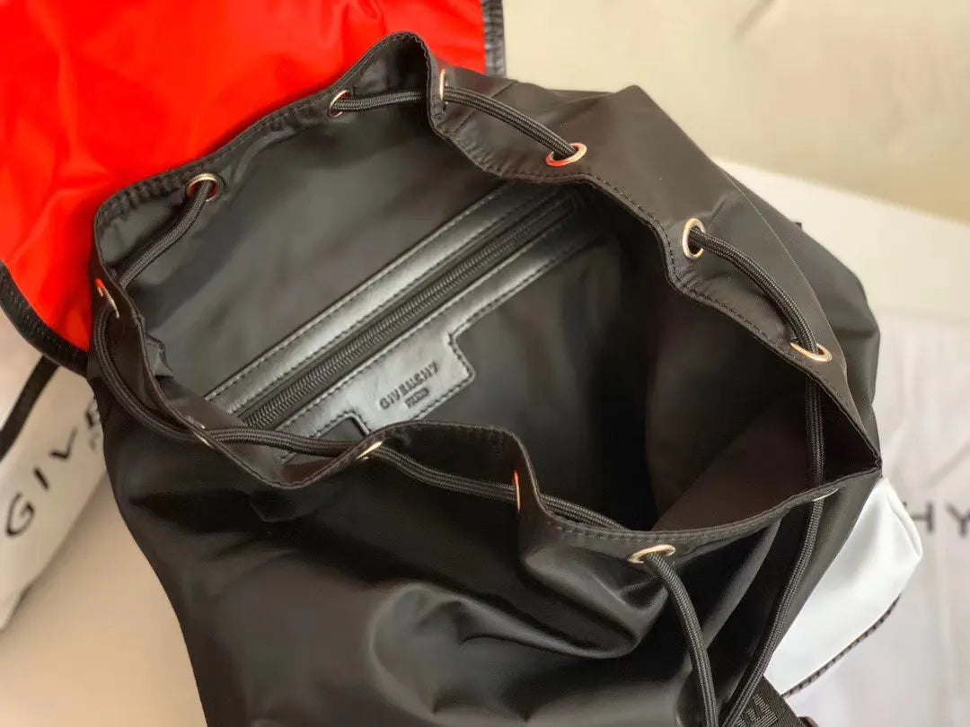 Givenchy Black & Red Backpack - Hình 8