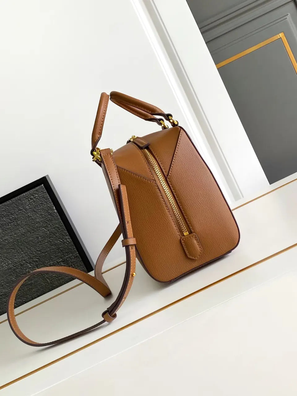 Givenchy Antigona Mini Caramel - Hình 2