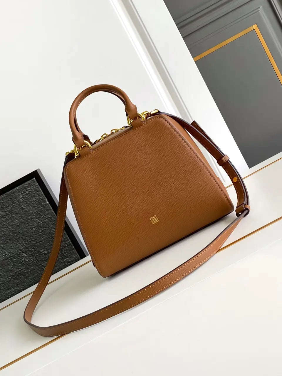 Givenchy Antigona Mini Caramel - Hình 3