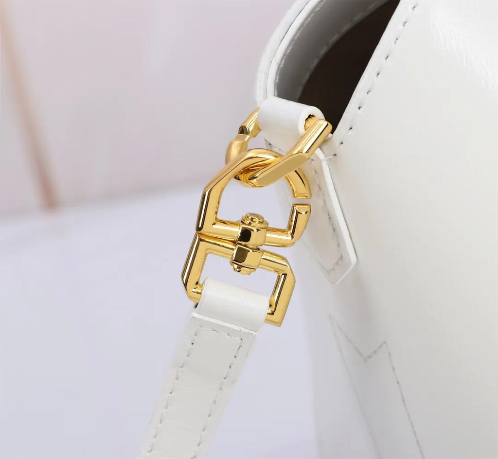 Givenchy Antigona White Leather Satchel - Hình 6