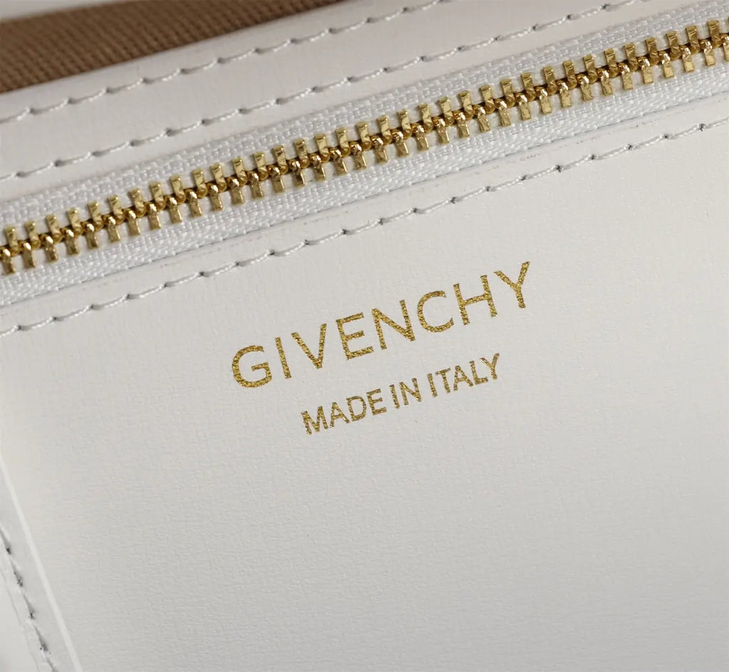 Givenchy Antigona White Leather Satchel - Hình 9