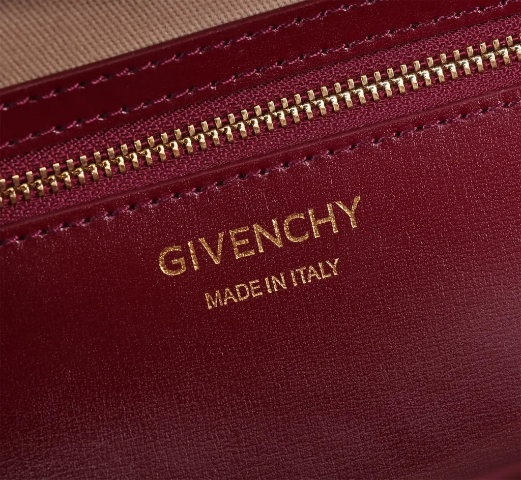 Givenchy Burgundy Satchel - Hình 8