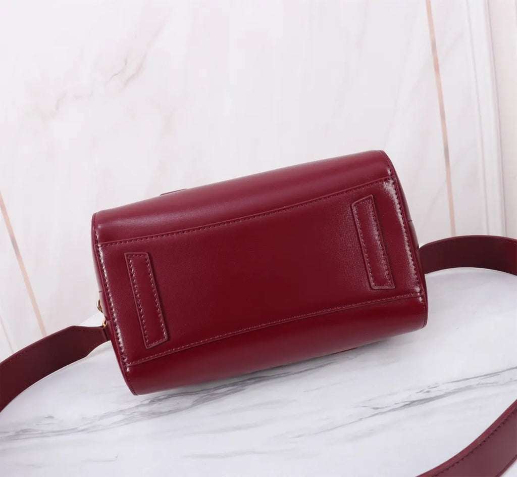 Givenchy Burgundy Satchel - Hình 7