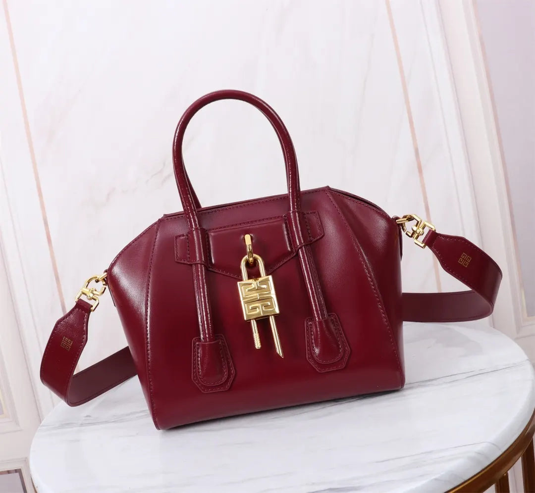 Givenchy Burgundy Satchel