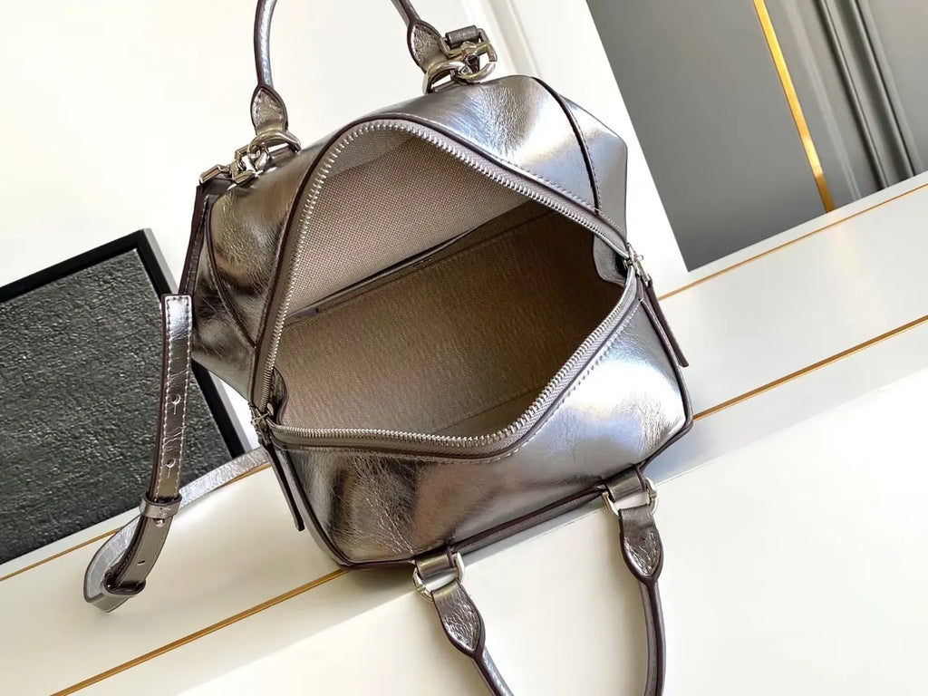 Givenchy Antigona Silver Leather - Hình 7