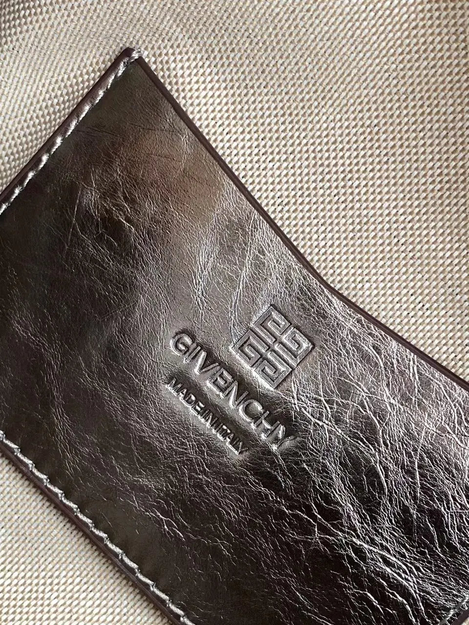Givenchy Antigona Silver Leather - Hình 8