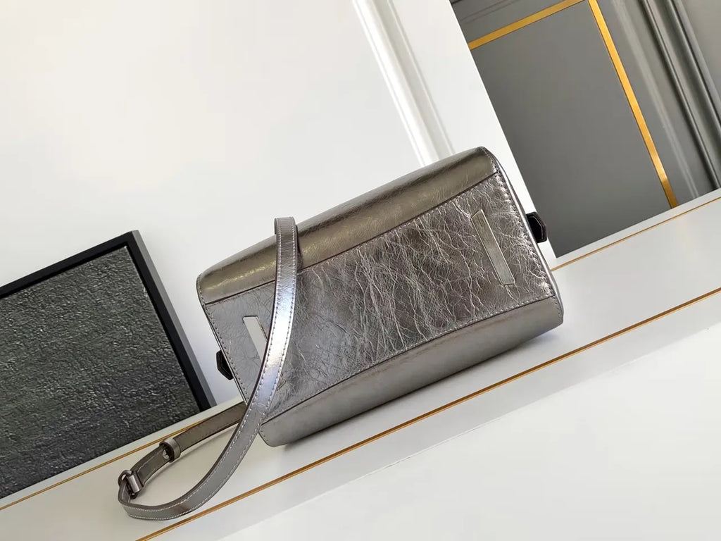 Givenchy Antigona Silver Leather - Hình 3