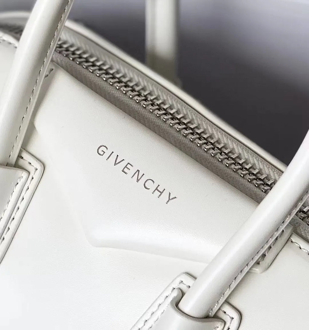 Givenchy White Leather Handbag - Hình 6