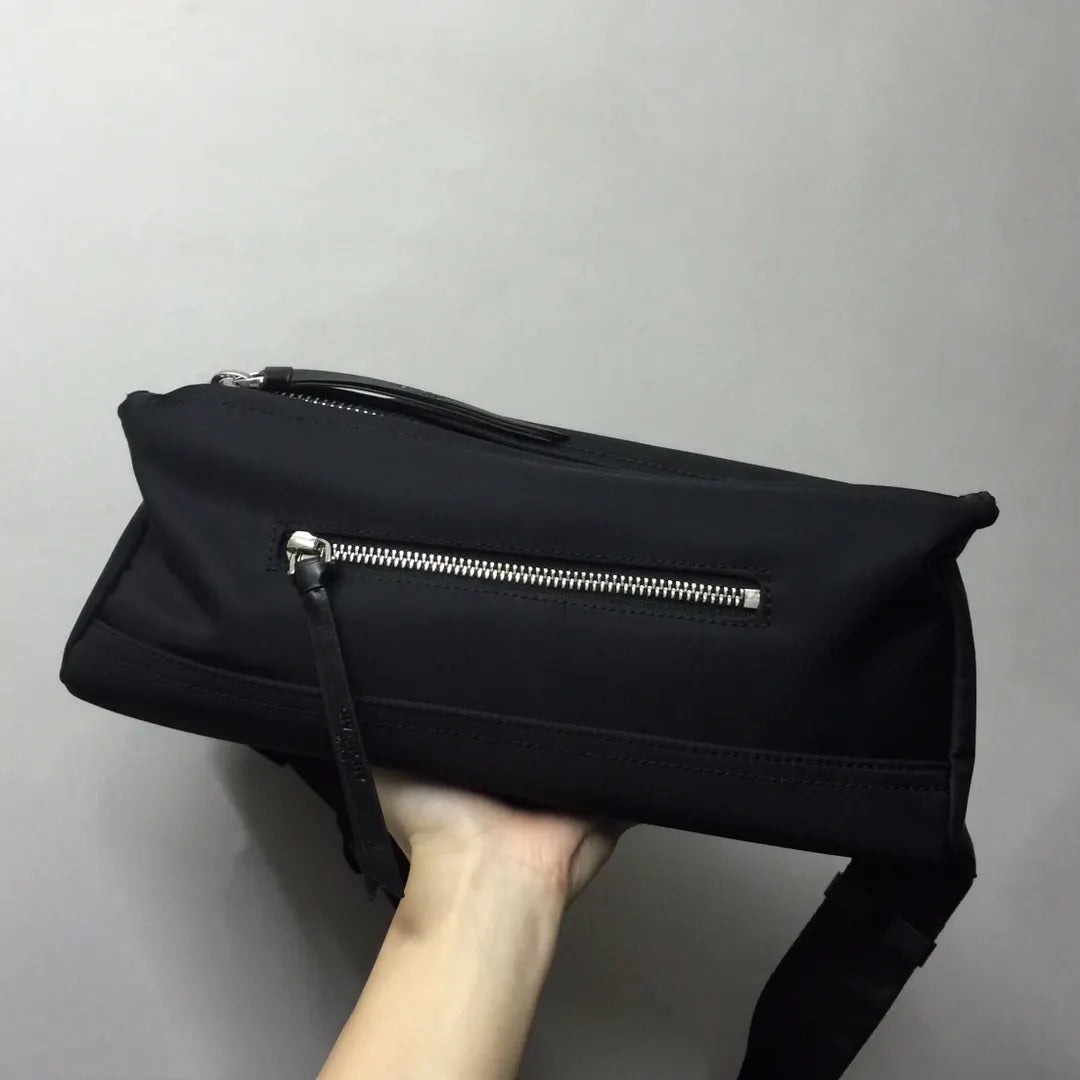 crossbody Givenchy Black Nylon Bag - Hình 5