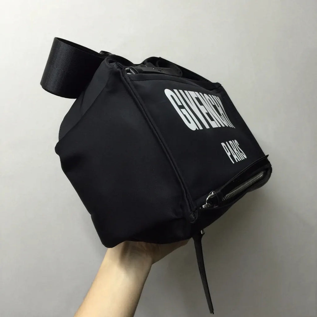 crossbody Givenchy Black Nylon Bag - Hình 3