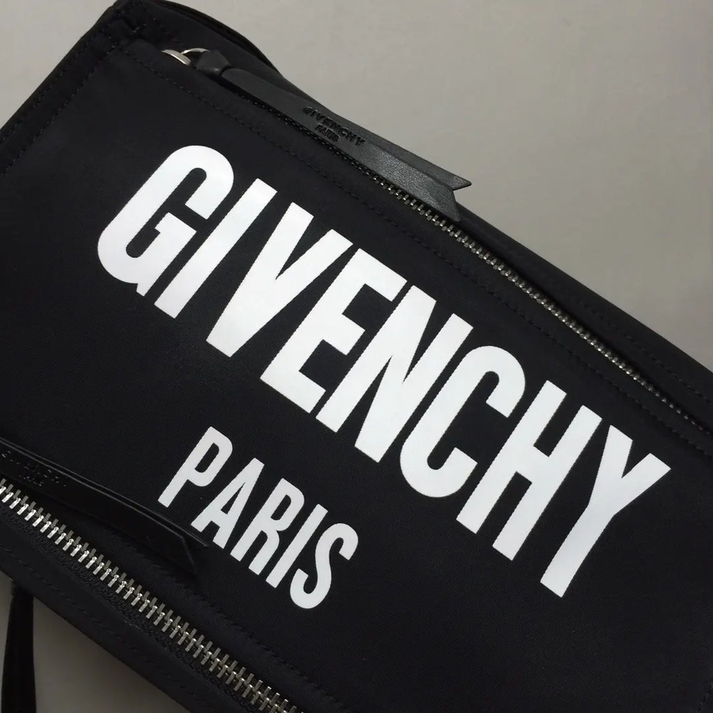 crossbody Givenchy Black Nylon Bag - Hình 6