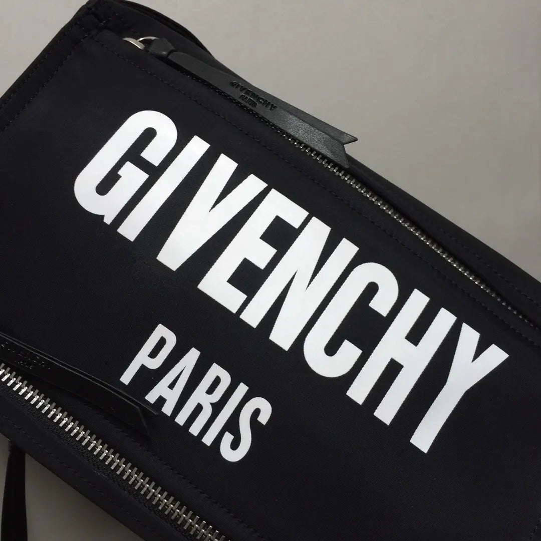 crossbody Givenchy Black Nylon Bag - Hình 6