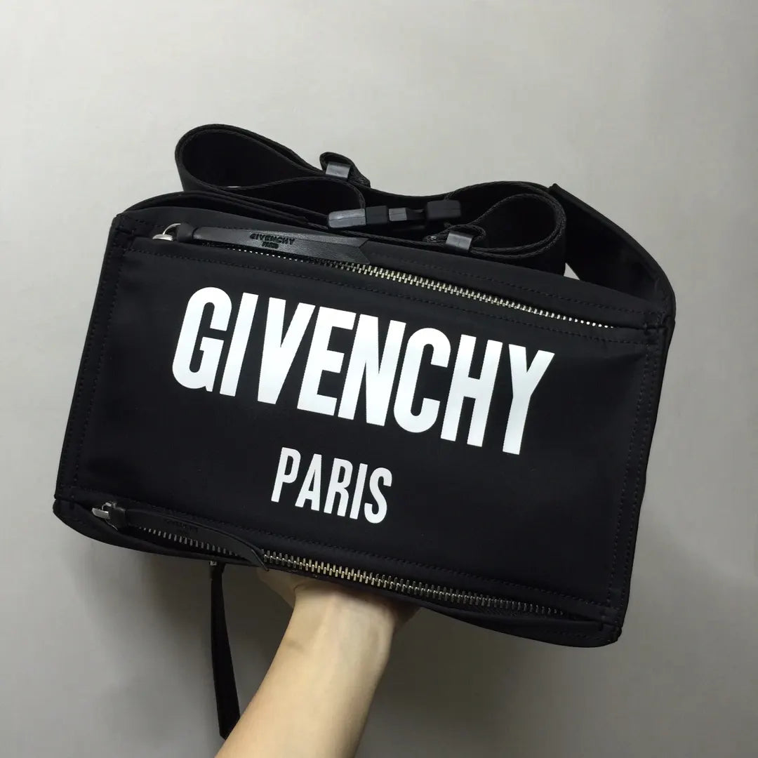 crossbody Givenchy Black Nylon Bag - Hình 2