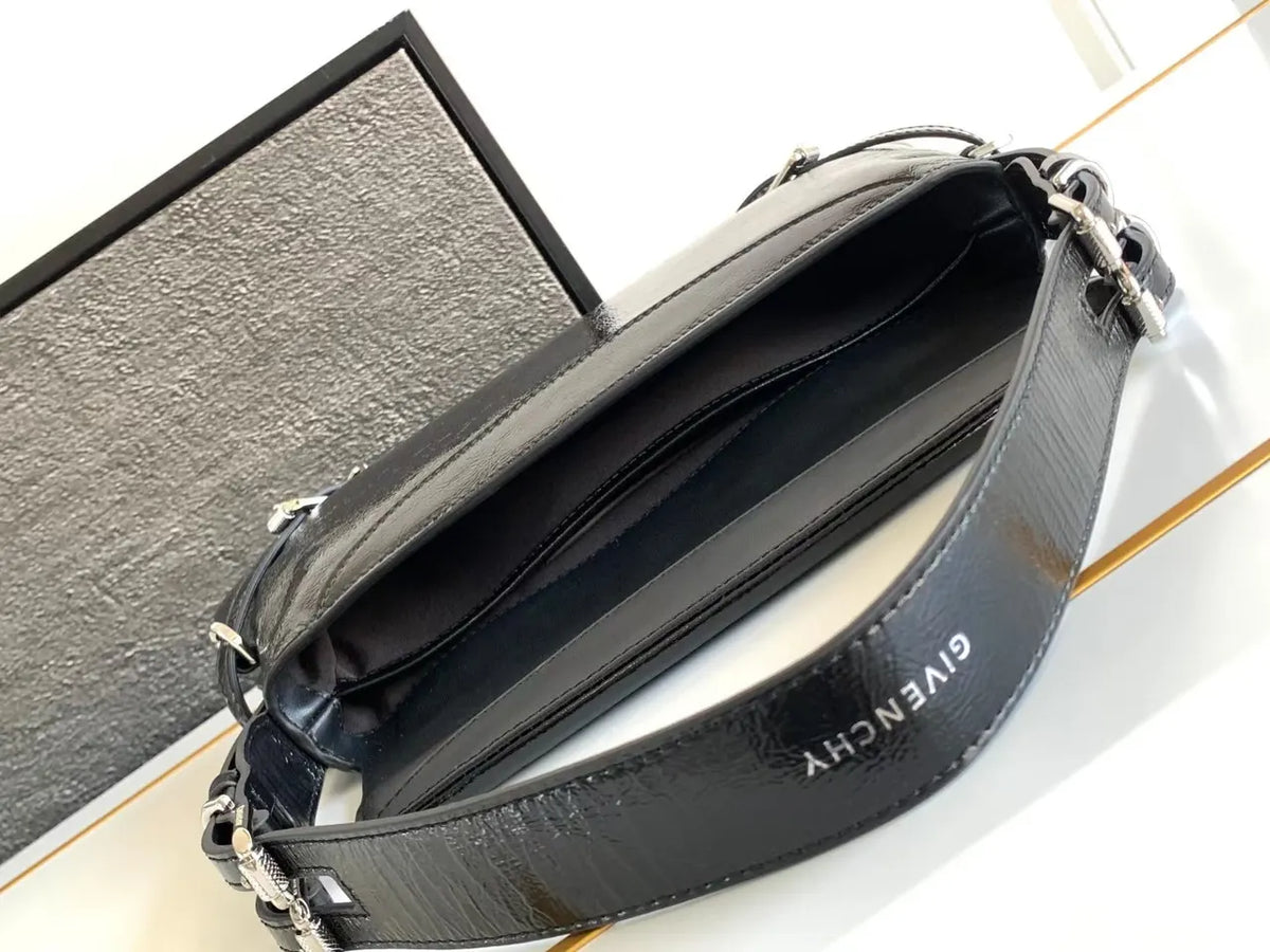 Givenchy patent shoulder bag - Hình 8