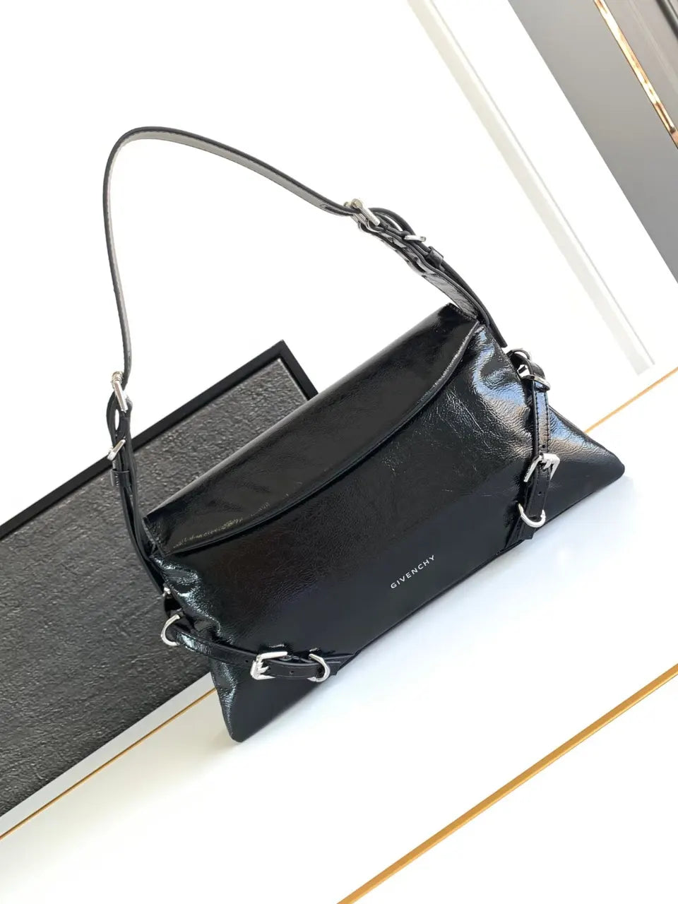 Givenchy patent shoulder bag