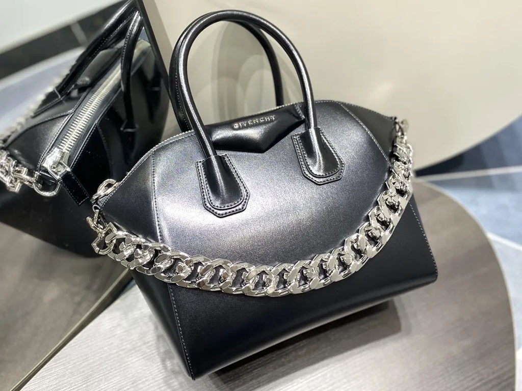 Givenchy Antigona Chain Black - Hình 5