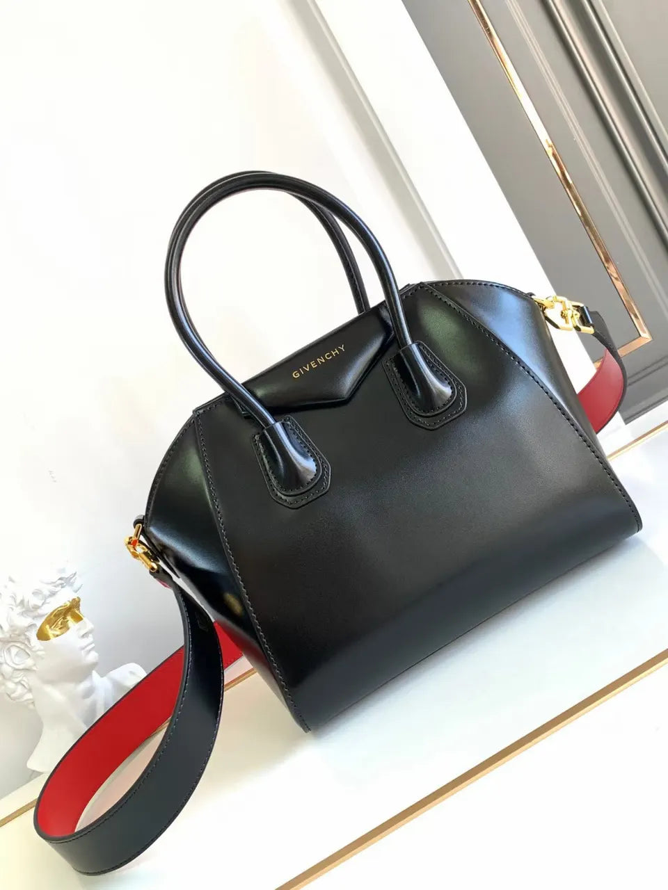 Givenchy Antigona Black Leather Bag
