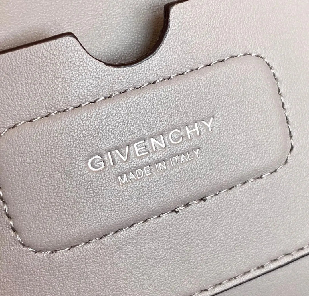 Givenchy Light Gray Satchel - Hình 7